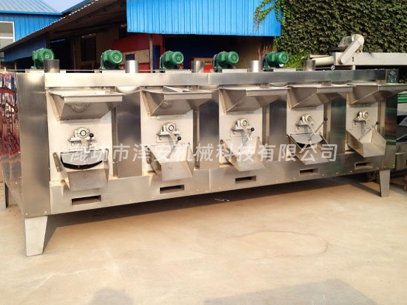 芝麻、花生五筒旋轉(zhuǎn)烤爐2